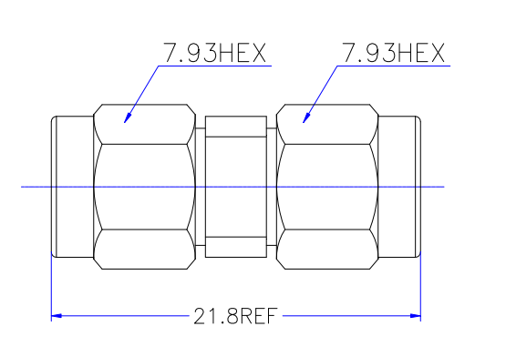 LF-3.5-MM-33G, Коаксиальный переходник (3.5 mm)