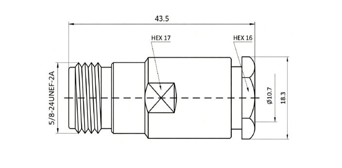 LT-NF-LMR400, Коаксиальный соединитель, N (розетка) для кабеля LMR-400
